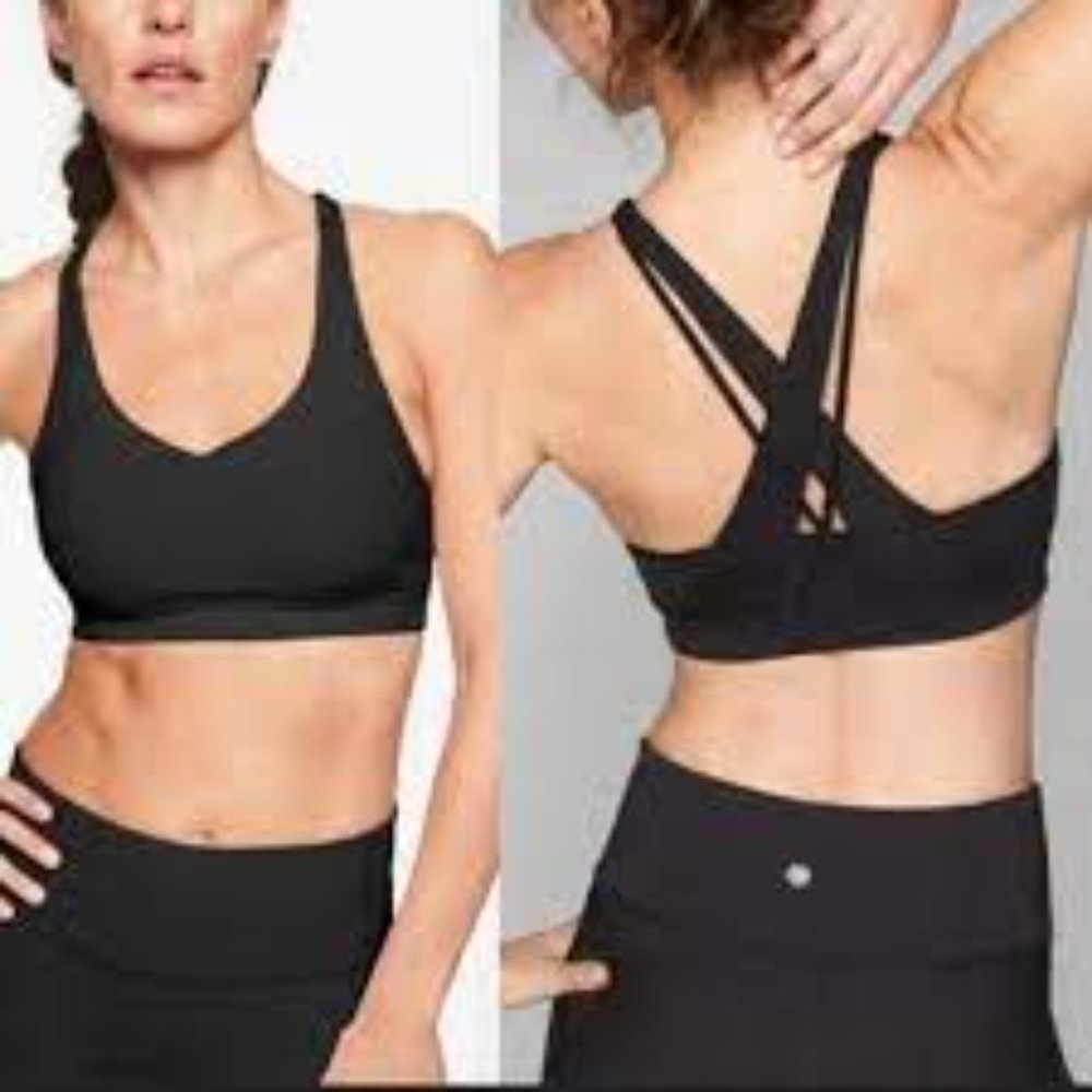 Athleta Medium Black Transcendence Bra